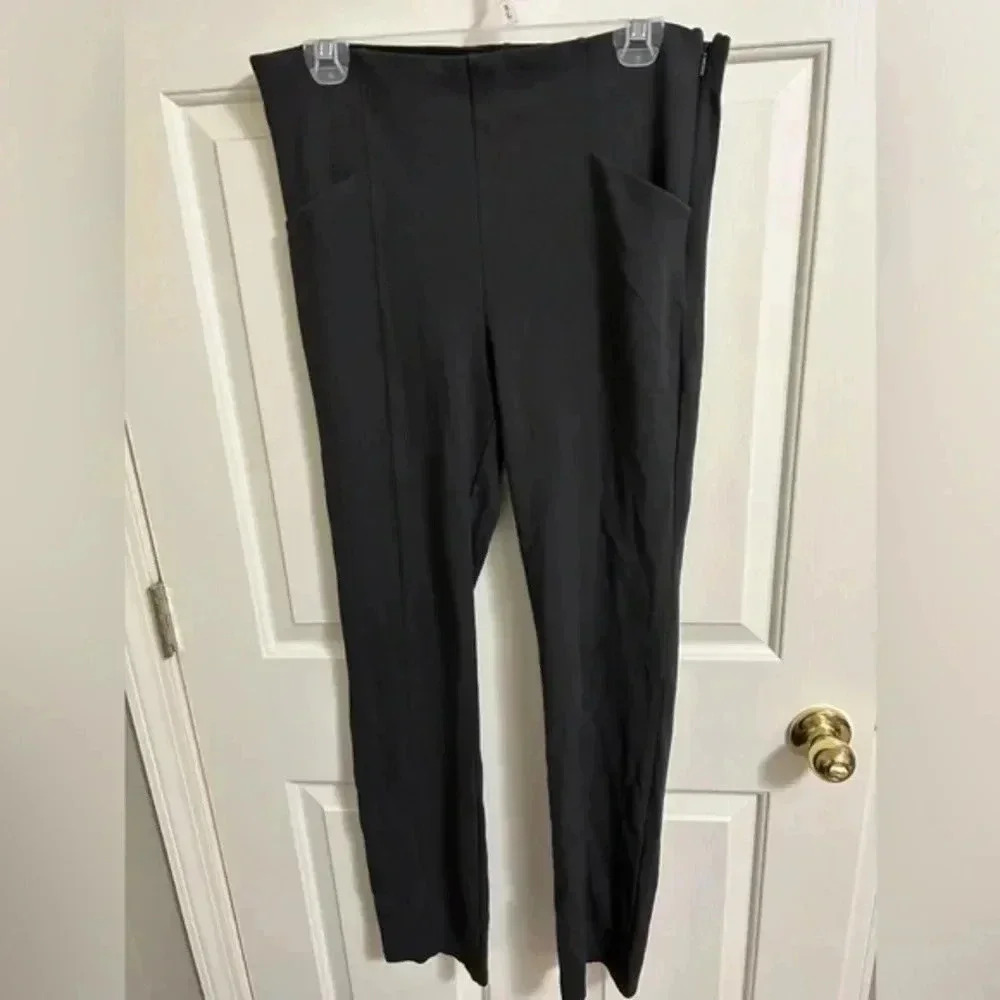 2/$28 Athleta Siena Skinny Pants Size 12t Dark Gray Travel Work Trouser